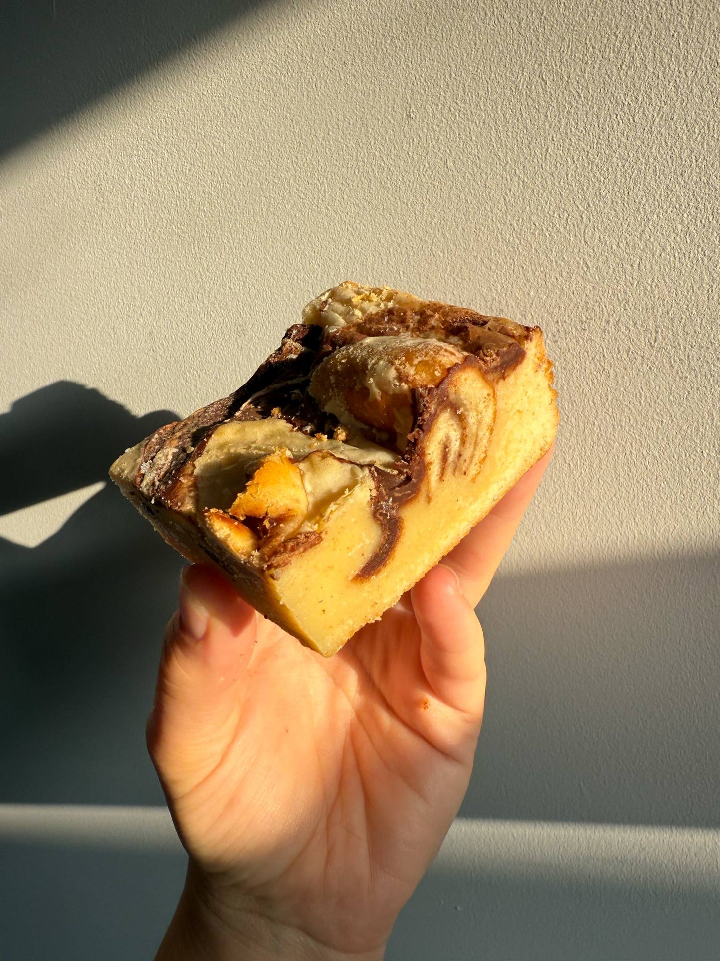 Nutella and Cinnamon Roll Blondie