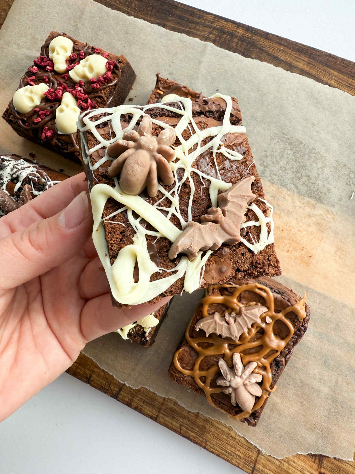 Halloween Brownies (box of 3) pick your flavours