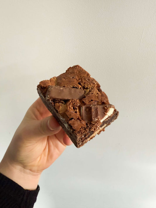 Twirl and Kinder Brownie