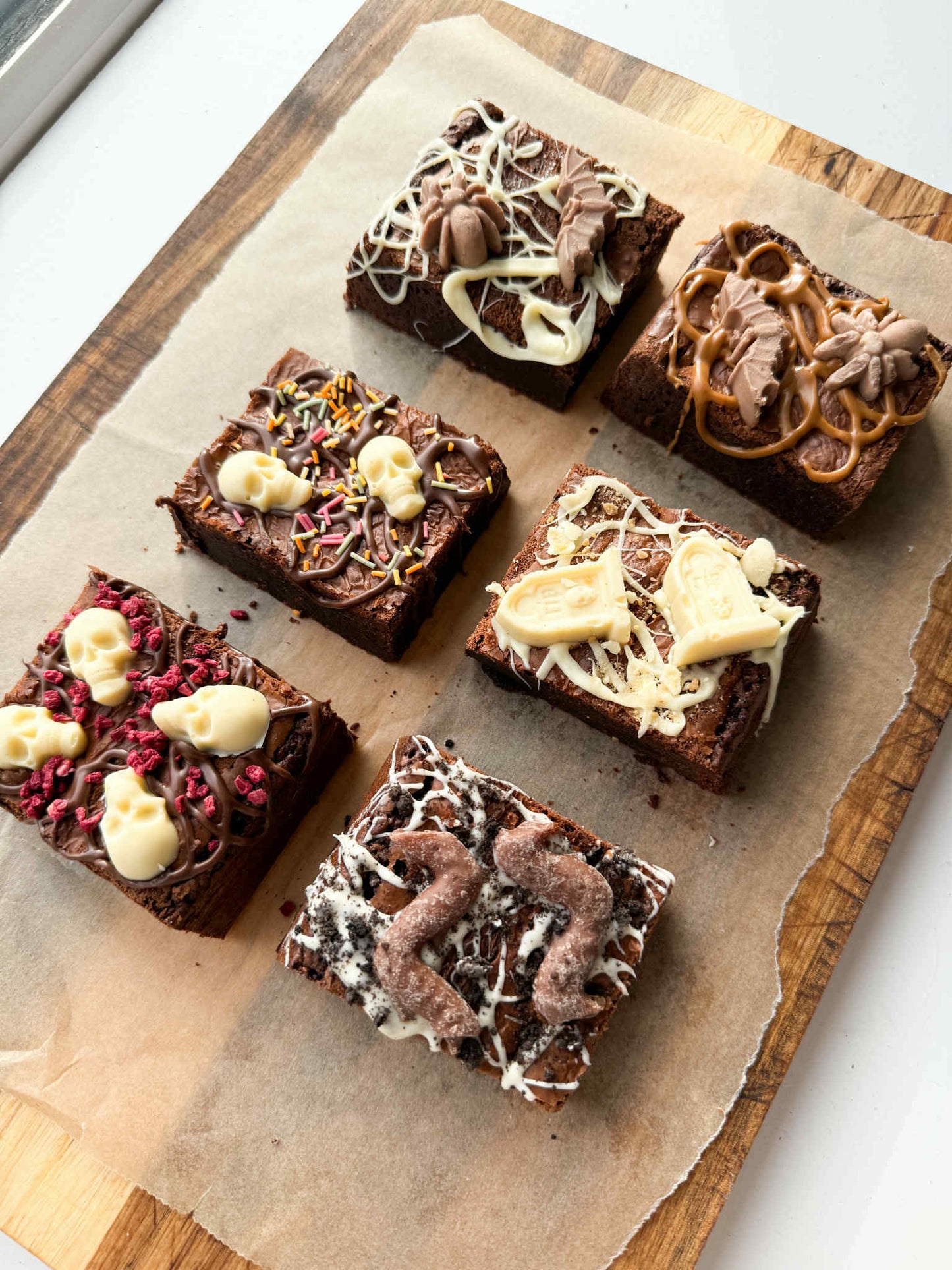 Halloween Brownies (box of 3) pick your flavours